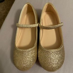Youth Gold Glitter Mary Jane’s